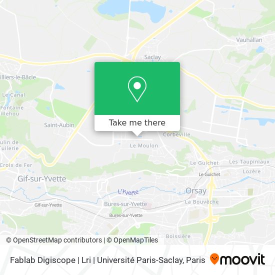 Fablab Digiscope | Lri | Université Paris-Saclay map