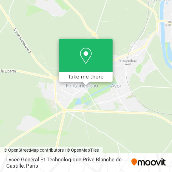 Lycée Général Et Technologique Privé Blanche de Castille map