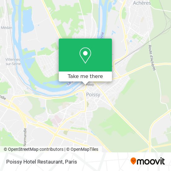 Poissy Hotel Restaurant map