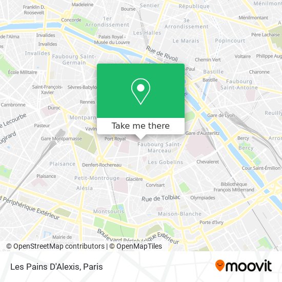 Les Pains D'Alexis map