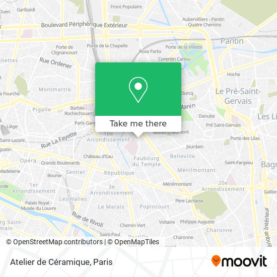 Atelier de Céramique map