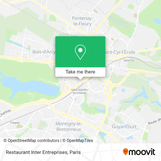 Restaurant Inter Entreprises map