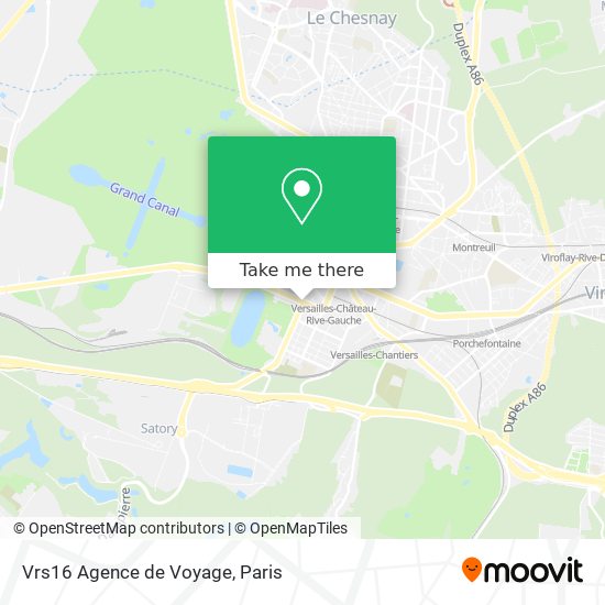 Vrs16 Agence de Voyage map