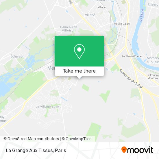 La Grange Aux Tissus map
