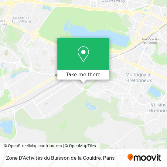 Zone D'Activités du Buisson de la Couldre map