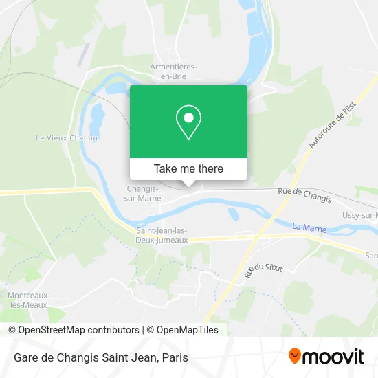 Gare de Changis Saint Jean map