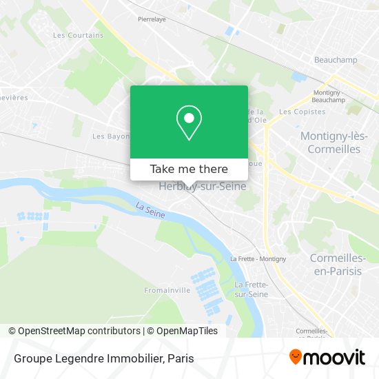 Groupe Legendre Immobilier map