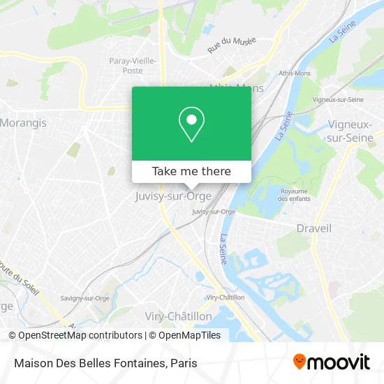 Maison Des Belles Fontaines map