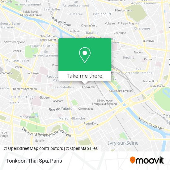 Tonkoon Thai Spa map