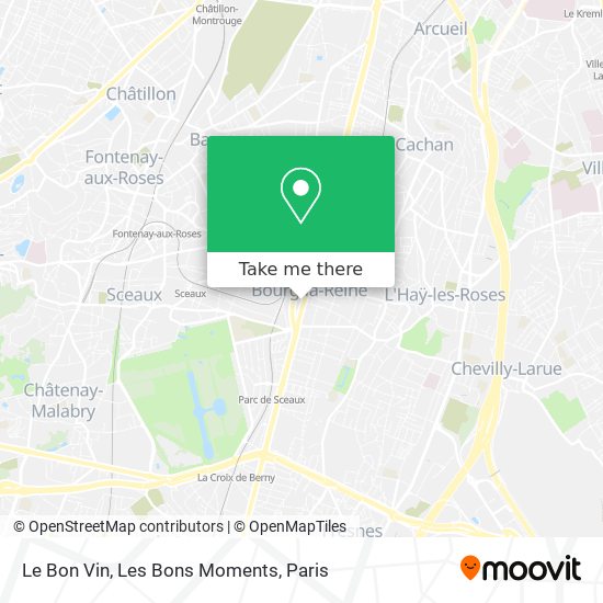 Le Bon Vin, Les Bons Moments map