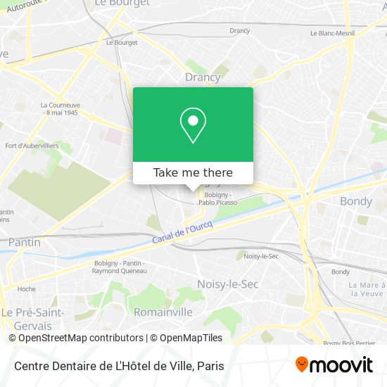 Centre Dentaire de L'Hôtel de Ville map