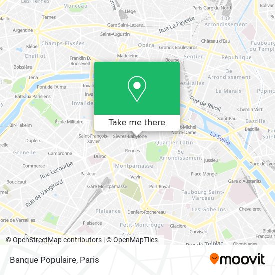 Banque Populaire map