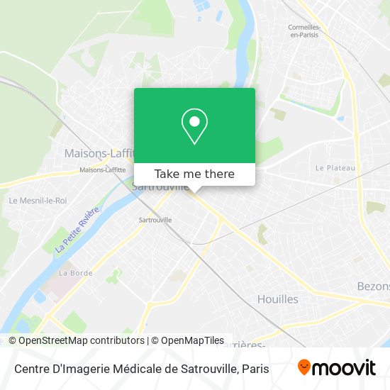 Centre D'Imagerie Médicale de Satrouville map