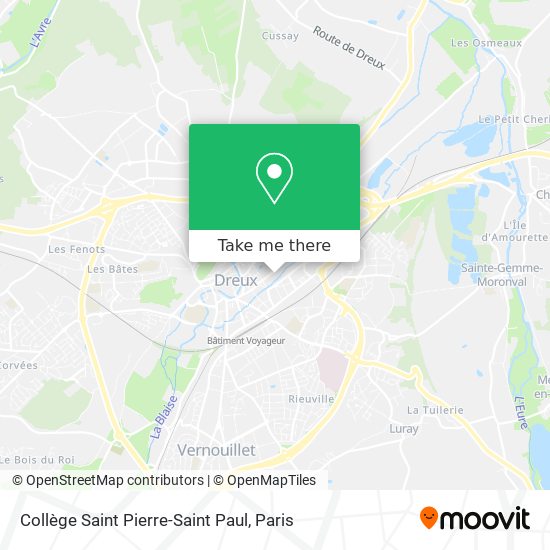Collège Saint Pierre-Saint Paul map