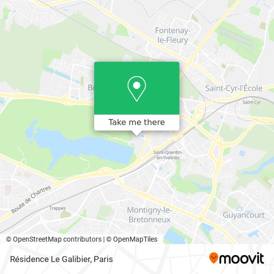 Résidence Le Galibier map
