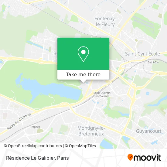 Résidence Le Galibier map