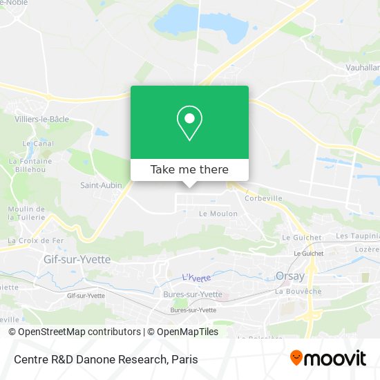 Centre R&D Danone Research map