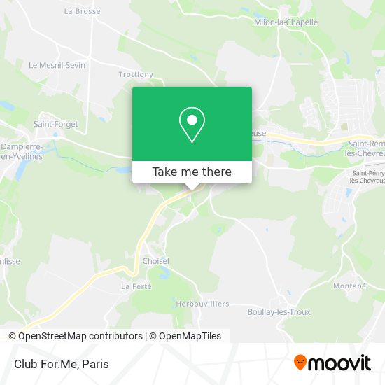 Club For.Me map