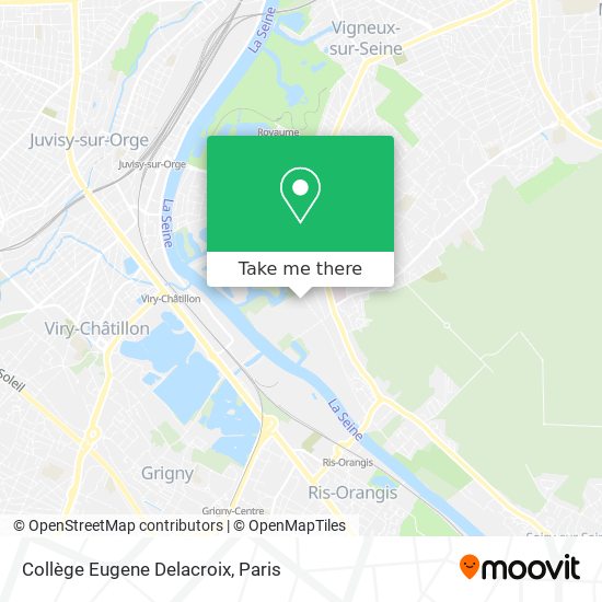 Collège Eugene Delacroix map