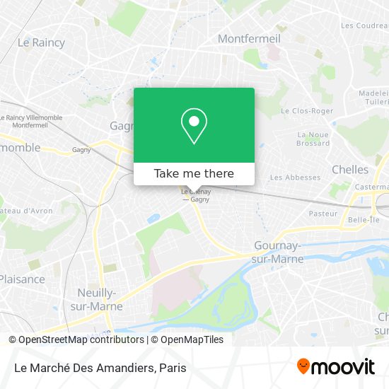 Le Marché Des Amandiers map