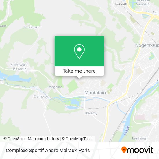 Complexe Sportif André Malraux map