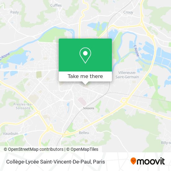 Collège-Lycée Saint-Vincent-De-Paul map
