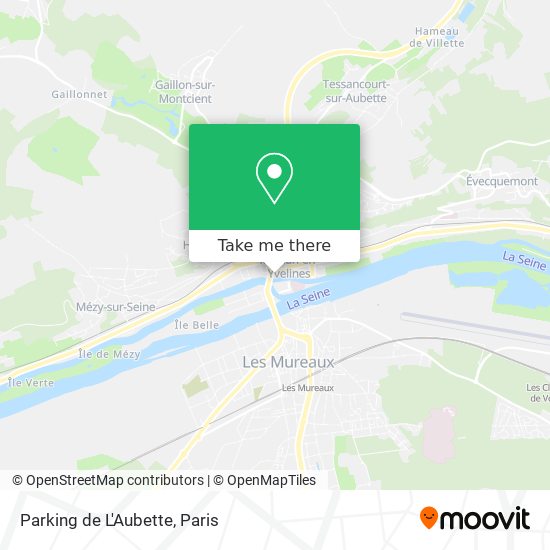 Mapa Parking de L'Aubette