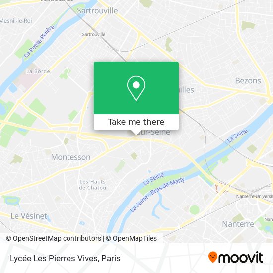 Mapa Lycée Les Pierres Vives