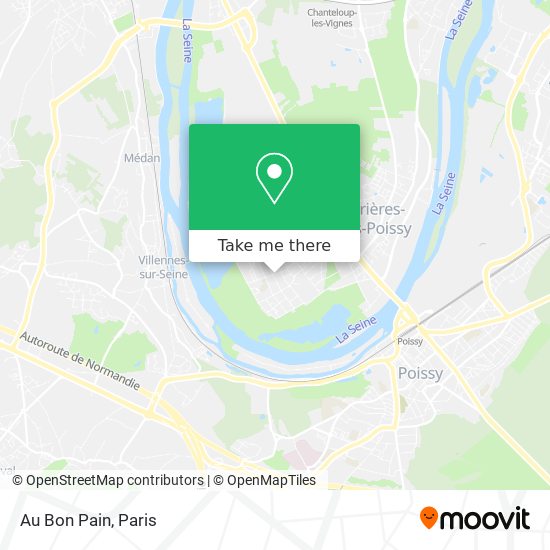 Mapa Au Bon Pain