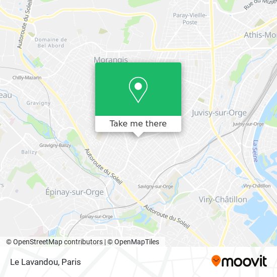 Mapa Le Lavandou