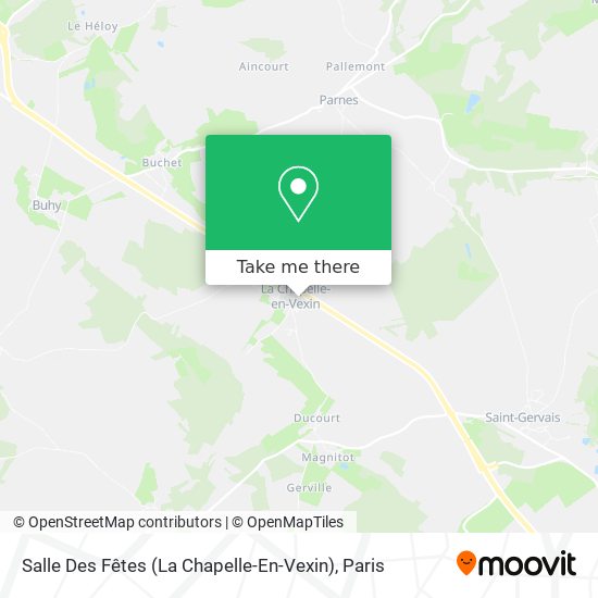 Mapa Salle Des Fêtes (La Chapelle-En-Vexin)