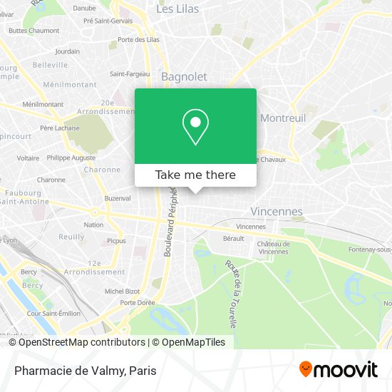 Pharmacie de Valmy map