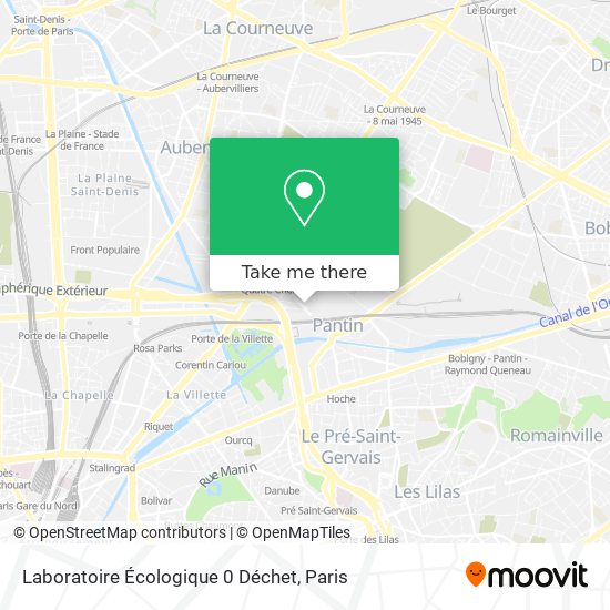 Mapa Laboratoire Écologique 0 Déchet