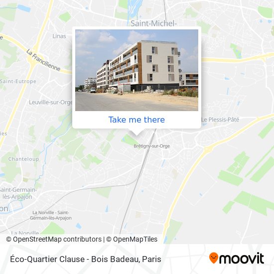 Éco-Quartier Clause - Bois Badeau map