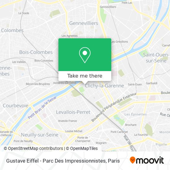 Gustave Eiffel - Parc Des Impressionnistes map