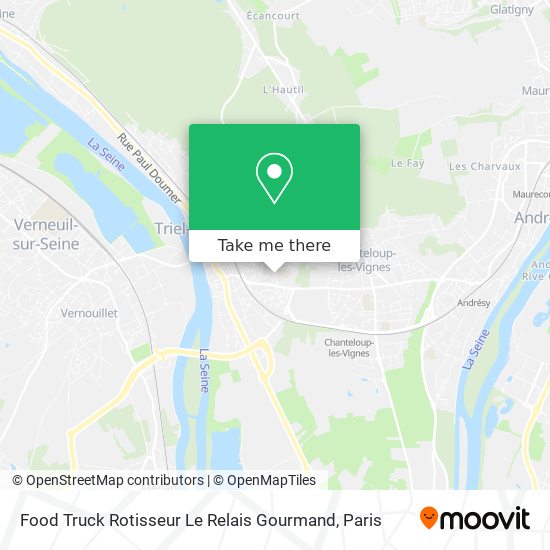 Food Truck Rotisseur Le Relais Gourmand map