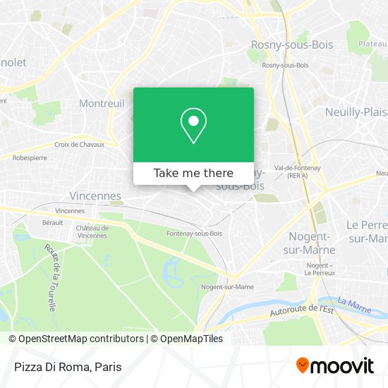Mapa Pizza Di Roma