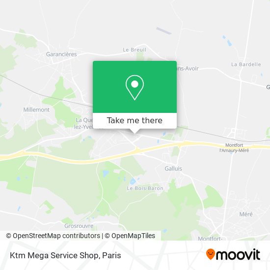 Mapa Ktm Mega Service Shop