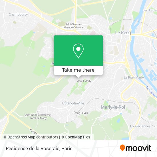 Résidence de la Roseraie map