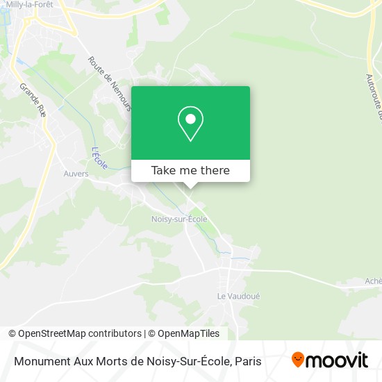 Mapa Monument Aux Morts de Noisy-Sur-École