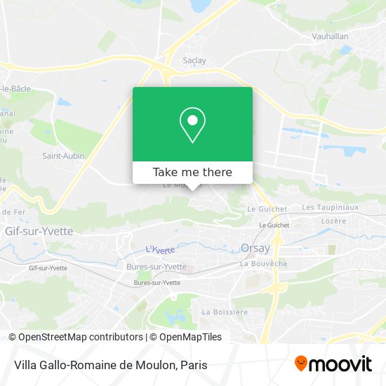 Villa Gallo-Romaine de Moulon map