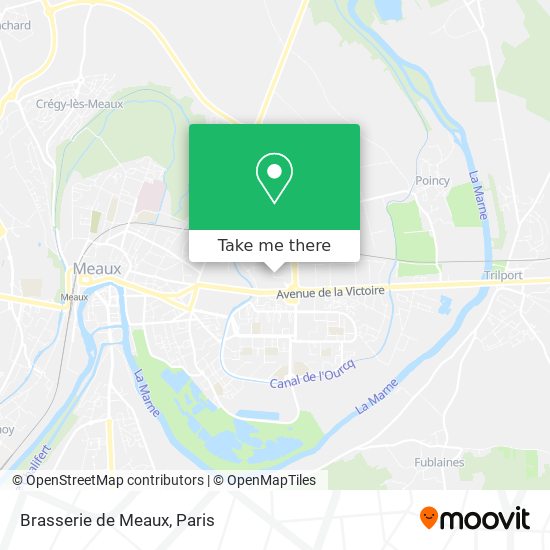 Brasserie de Meaux map