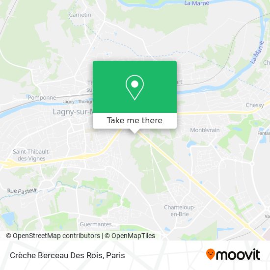 Crèche Berceau Des Rois map