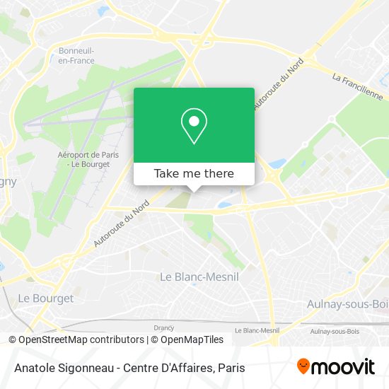 Anatole Sigonneau - Centre D'Affaires map