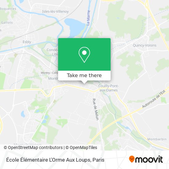 École Élémentaire L'Orme Aux Loups map
