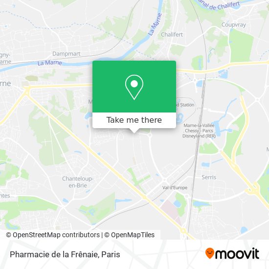 Mapa Pharmacie de la Frênaie