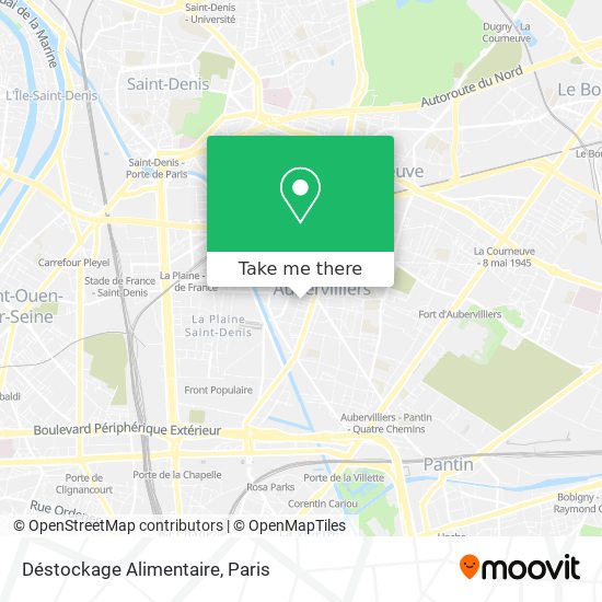 Déstockage Alimentaire map