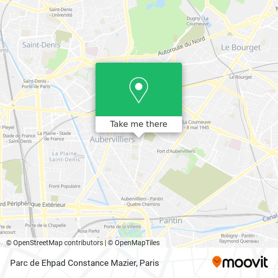Parc de Ehpad Constance Mazier map