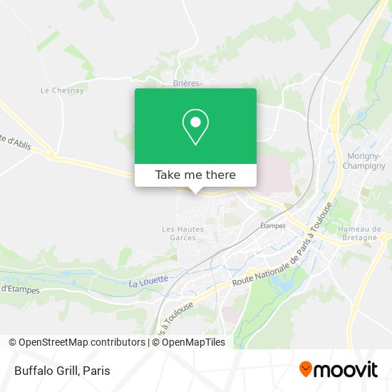 Buffalo Grill map