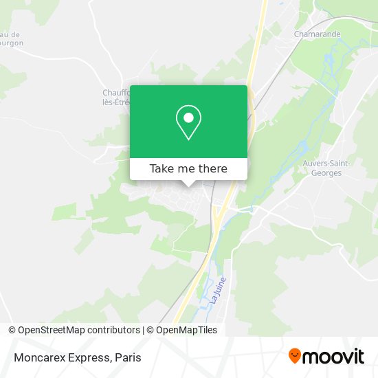 Mapa Moncarex Express